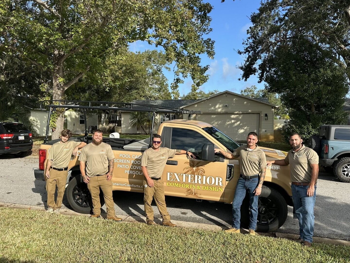Carport installation process starts with a meeting