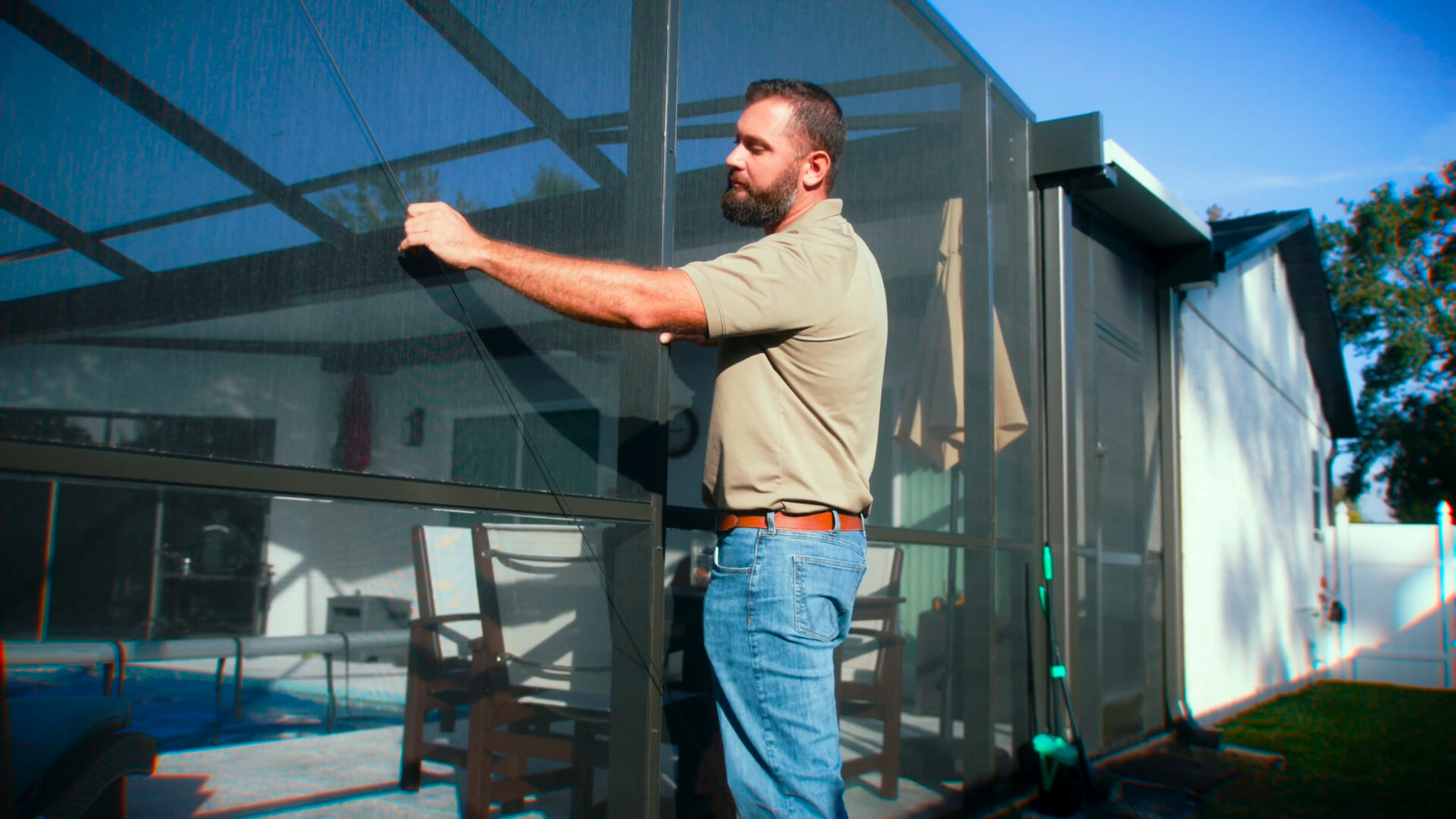 exterior comforts attaching screen enclosure