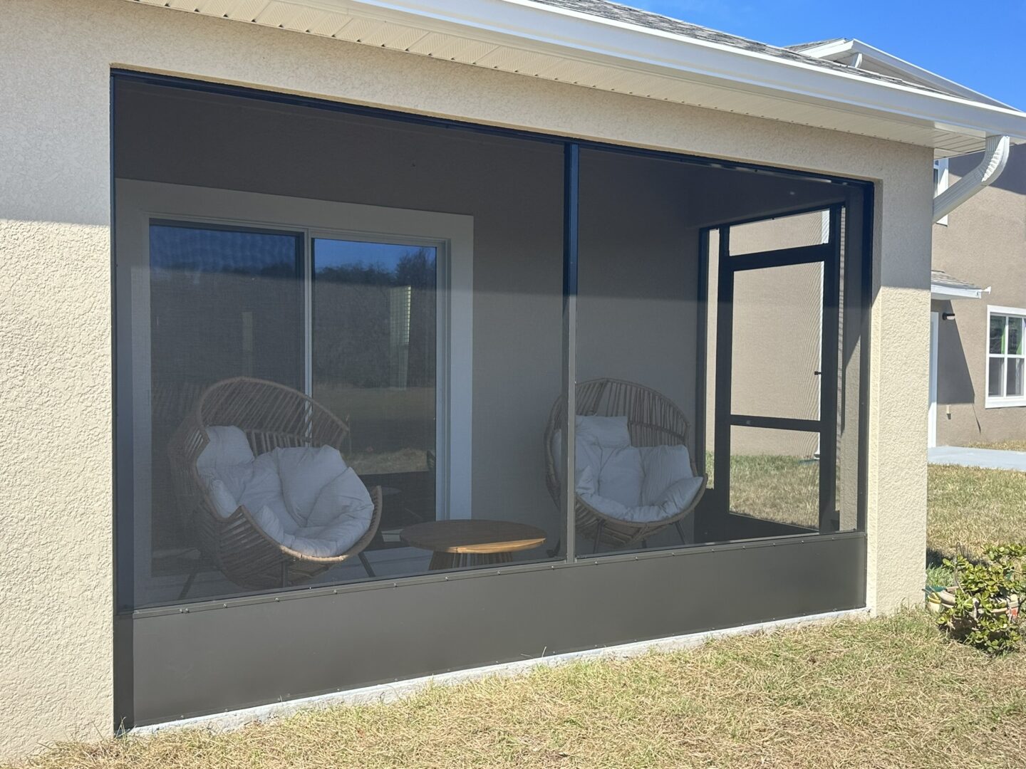 Why homeowners screen their back porch