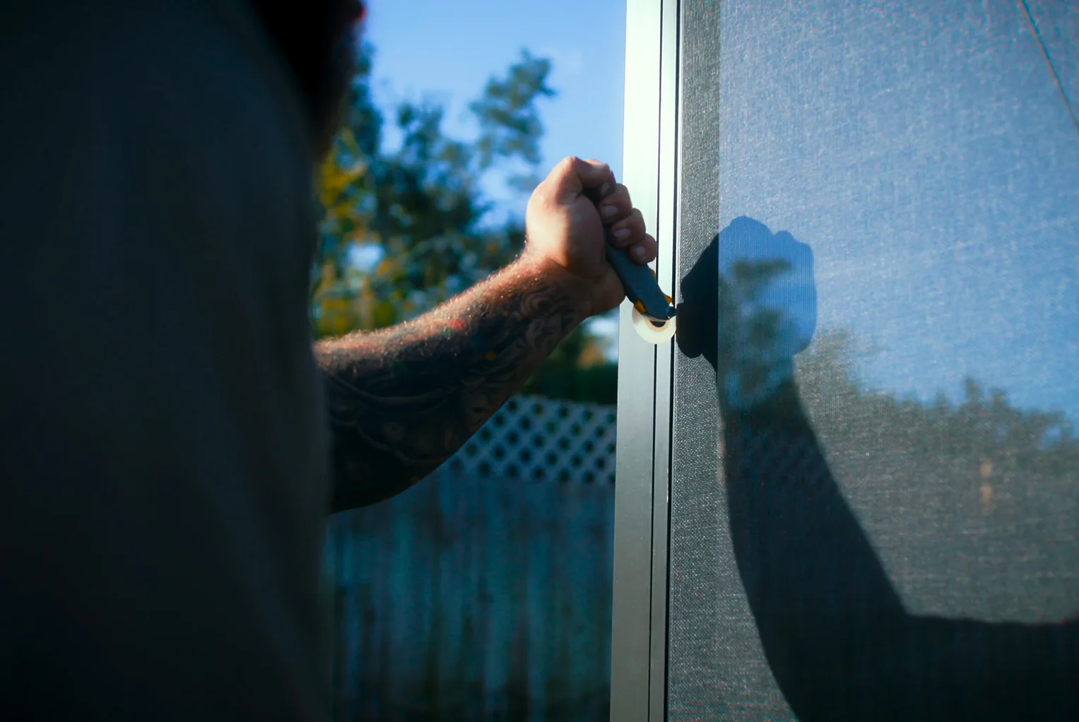 exterior comforts installing screen 