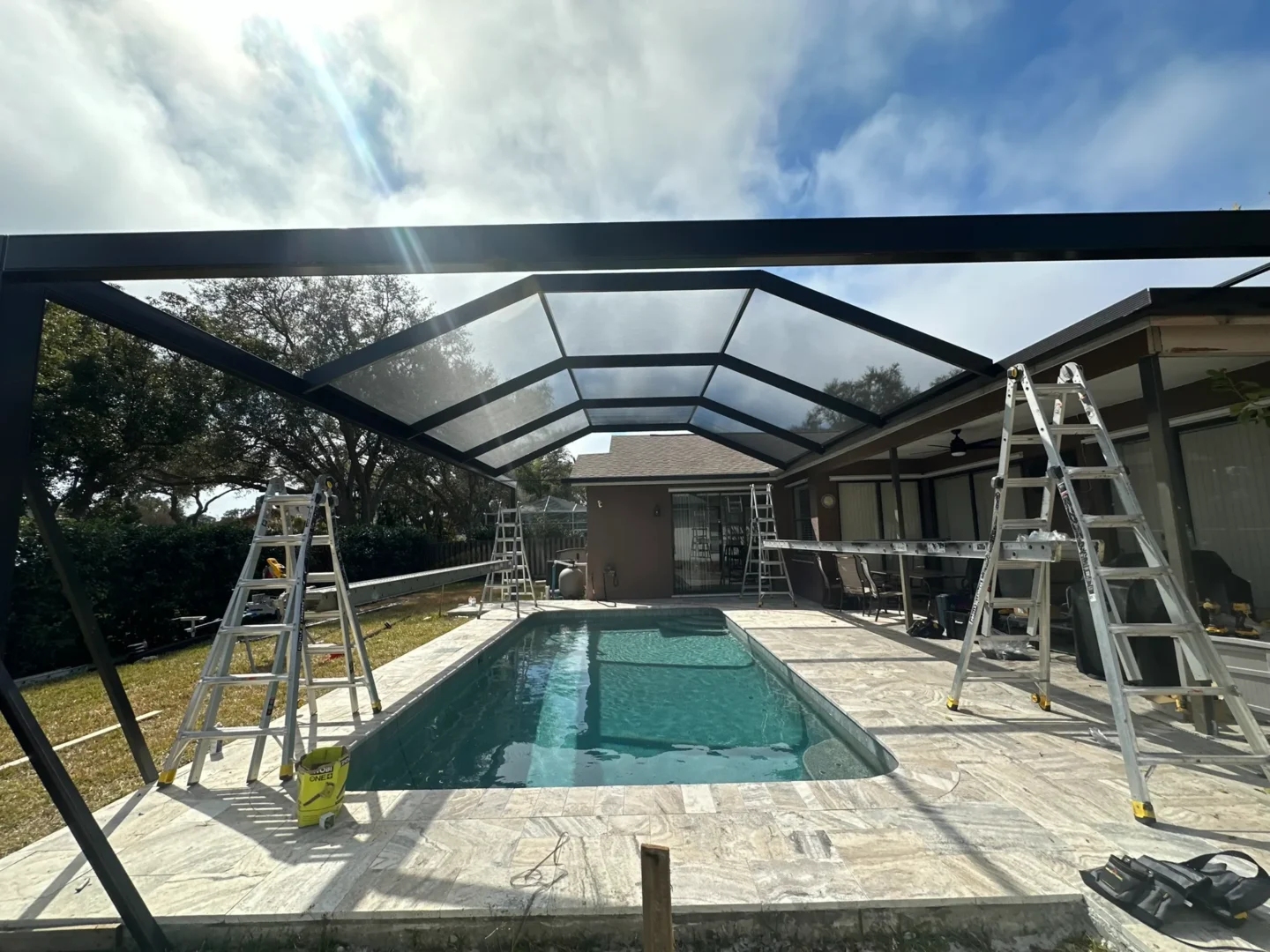 re-screening materials